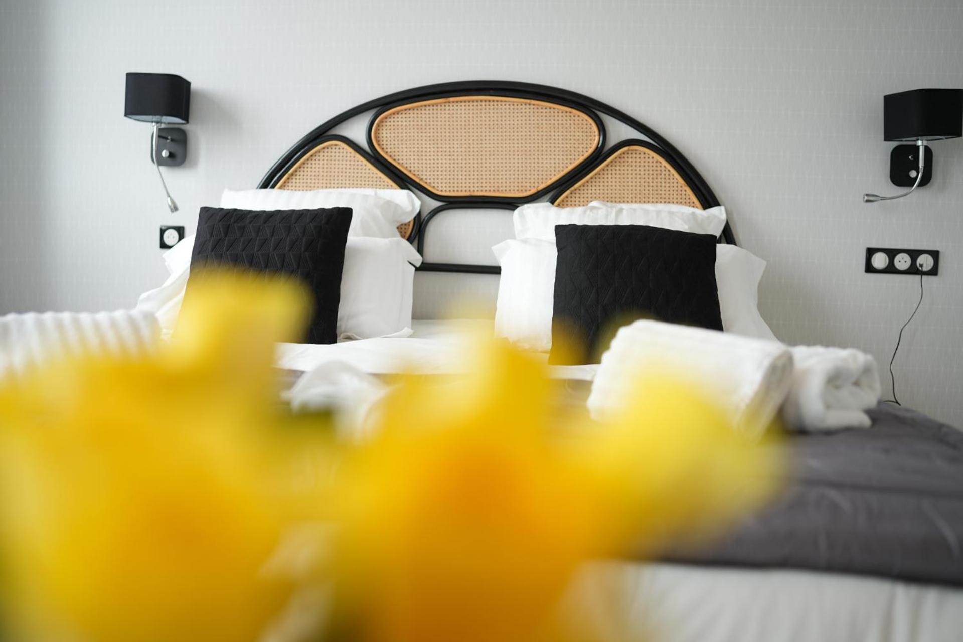 Hotel Echappee En Baie - Parking Prive Gratuit Dont Forfaits Bornes Electriques Reservable Saint-Valery-sur-Somme Ruang foto
